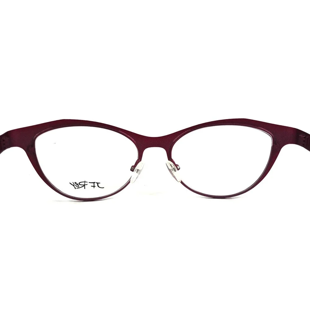 J.F. Rey Eyeglasses Frames JF2603 7575 Purple Reptile Lizard Print 53-17-130